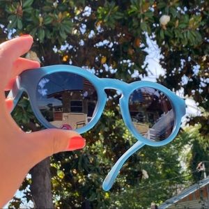 Sicky Malibu Unisex Round Shades Dark Ice Blue